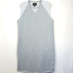 New United By Blue Sustainable Organic Cotton Gray French Terry Dress Size Small